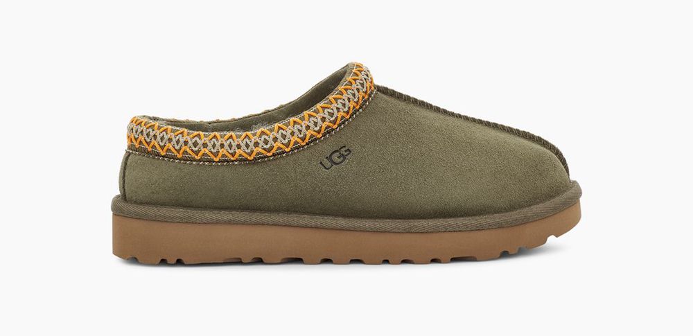 Ugg Tasman - Womens Slippers - Olive - NZ (5829NTPER)